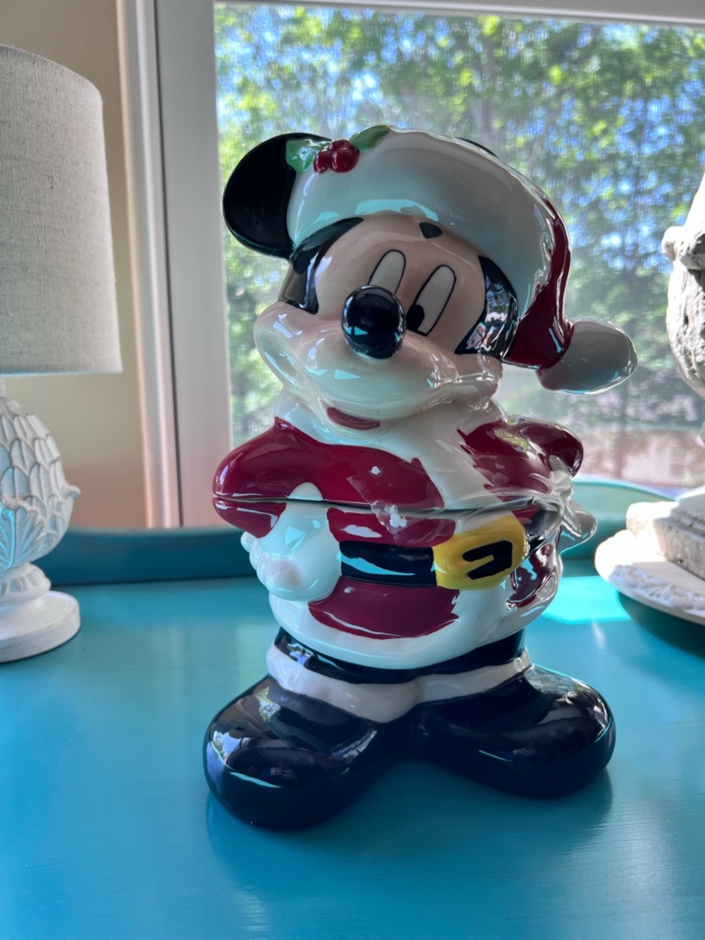 Disney Mickey Mouse Ceramic Cookie Jar, NWT